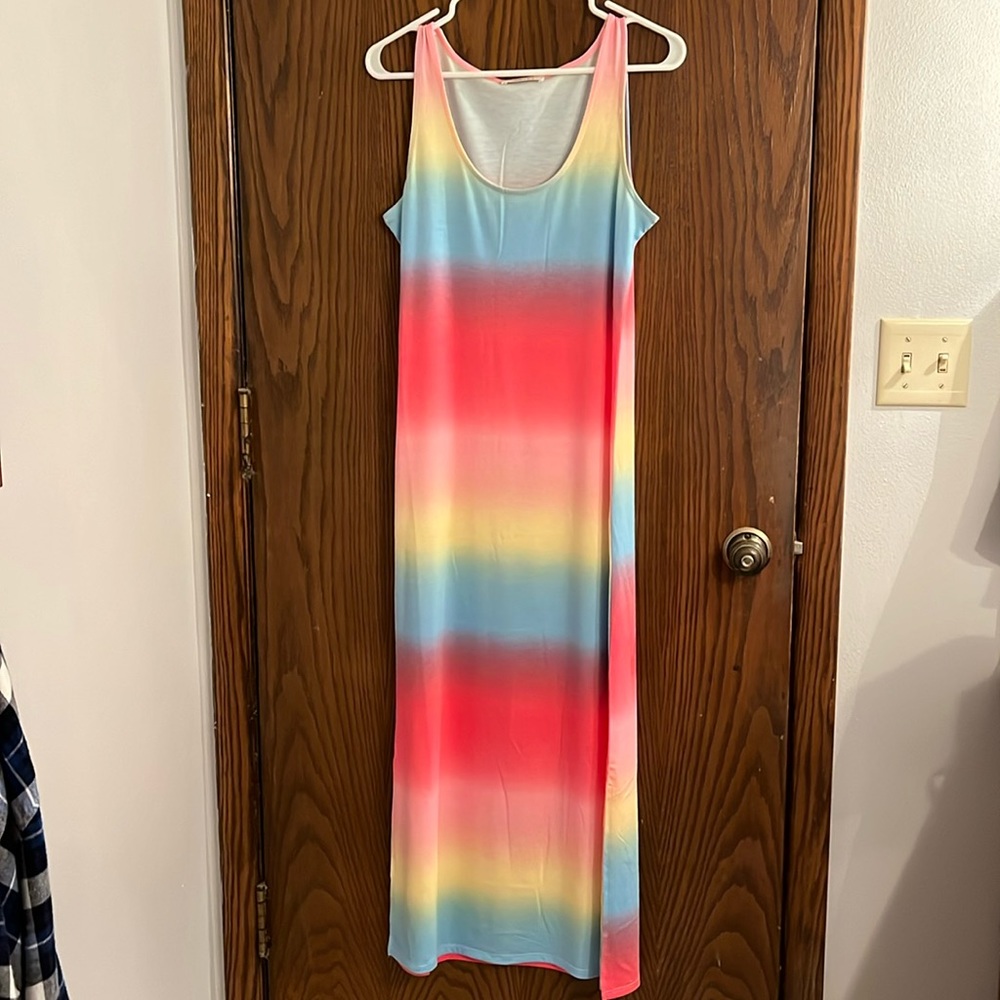 Multicolored maxi dress
